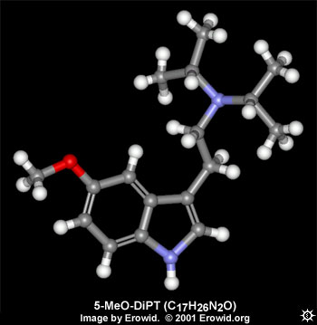 5-MeO-DiPT Molecule