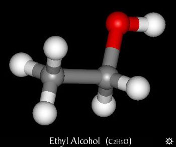 Ethyl Alcohol Molecule