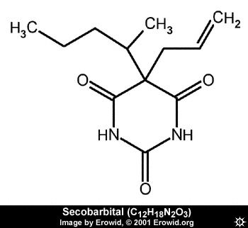 Secobarbital Molecule