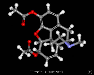 Heroin Molecule