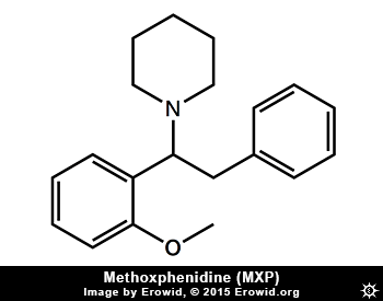 Methoxphenidine Molecule
