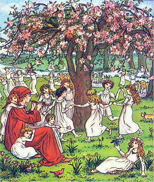  Illustration by Kate Greenaway - 1888.