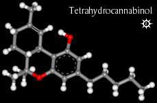 Molécule de THC